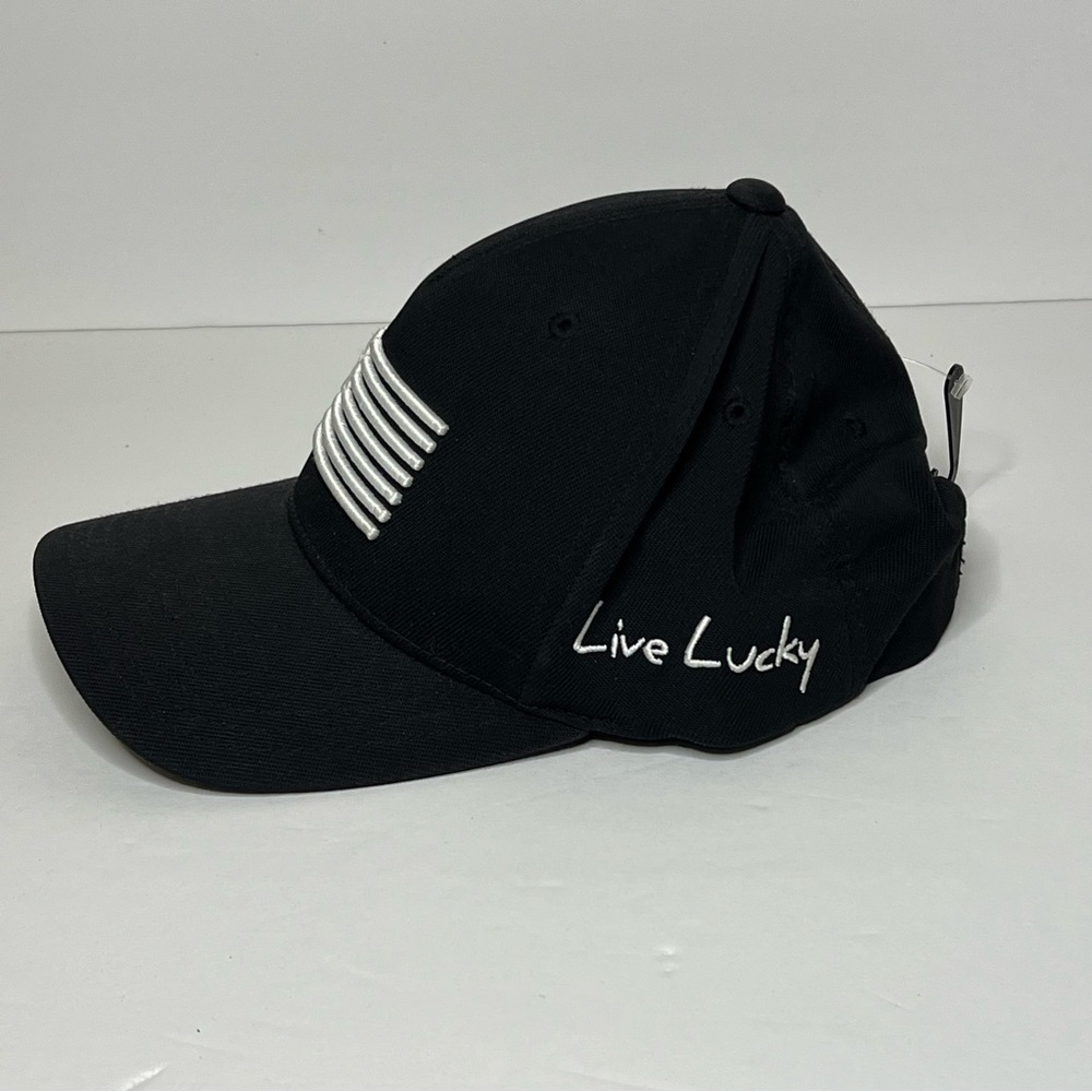 Black Clover Live Lucky clover flag hat snap back Glenmoor 110 black and white - Picture 2 of 8